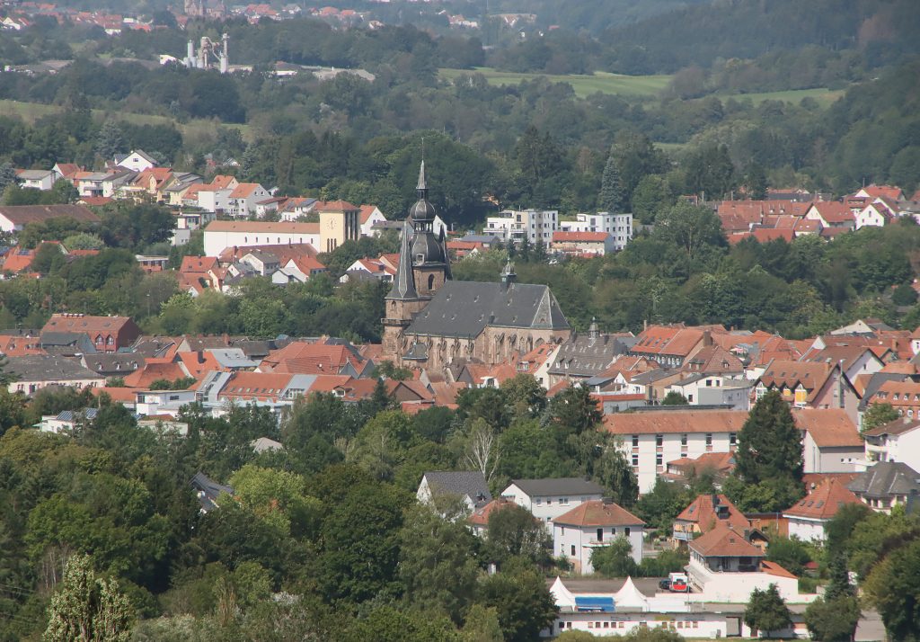Blick auf die Kernstadt St Wendel 25 08 21 bo scaled