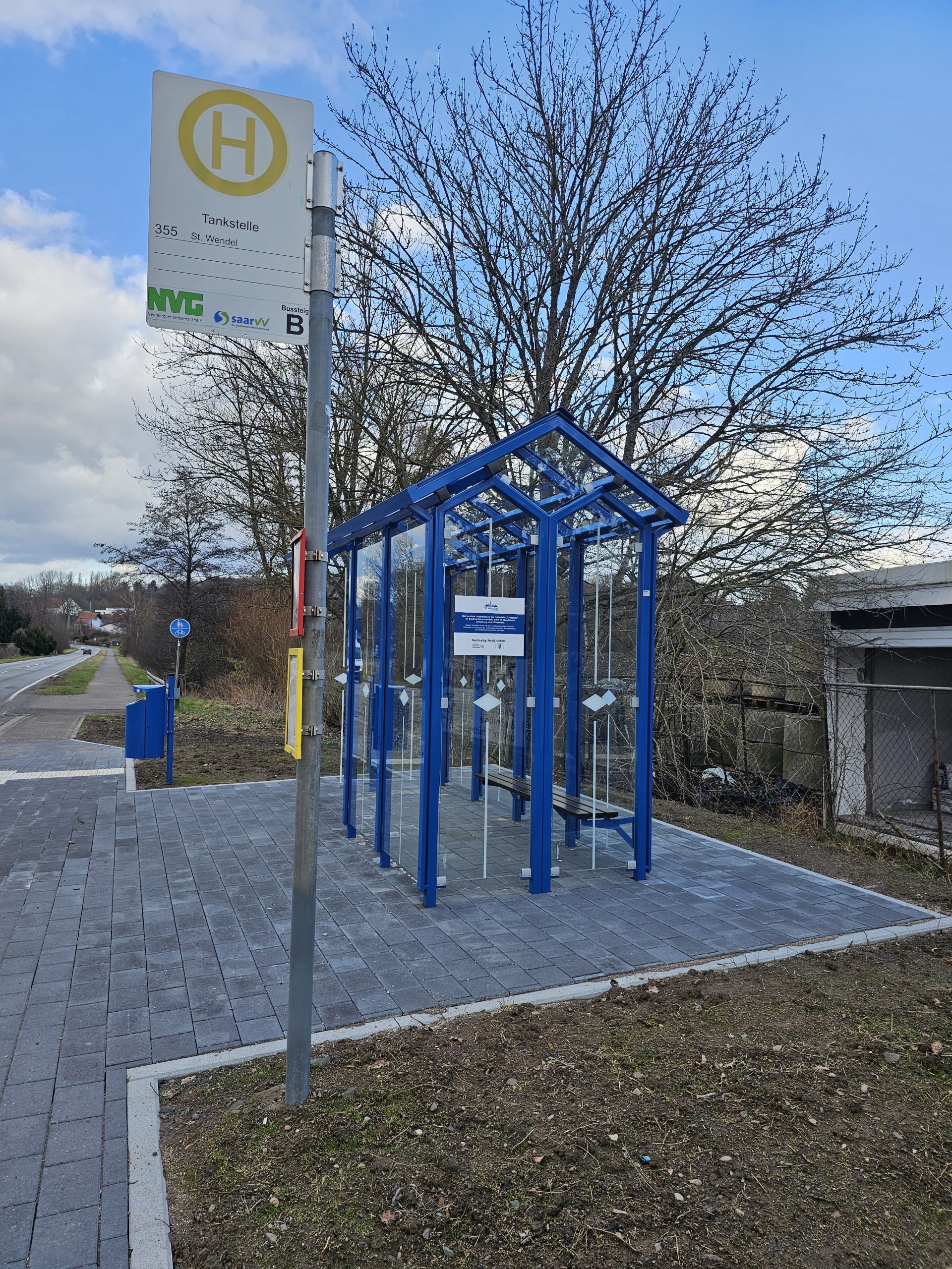 Barrierefreie Bushaltestelle Remmesweiler