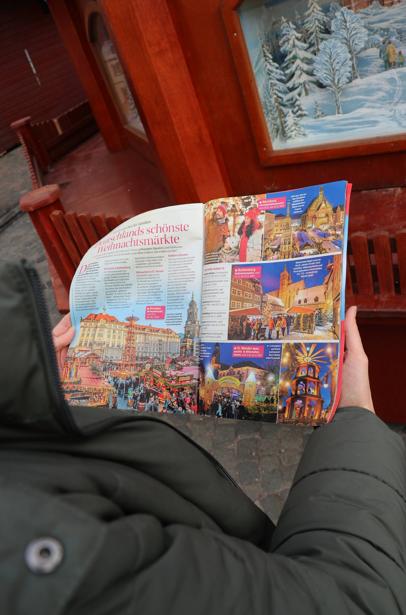 Artikel im Magazin Bild der Frau kürt Weihnachtsmarkt St. Wendel als einen der schönsten in Deutschland