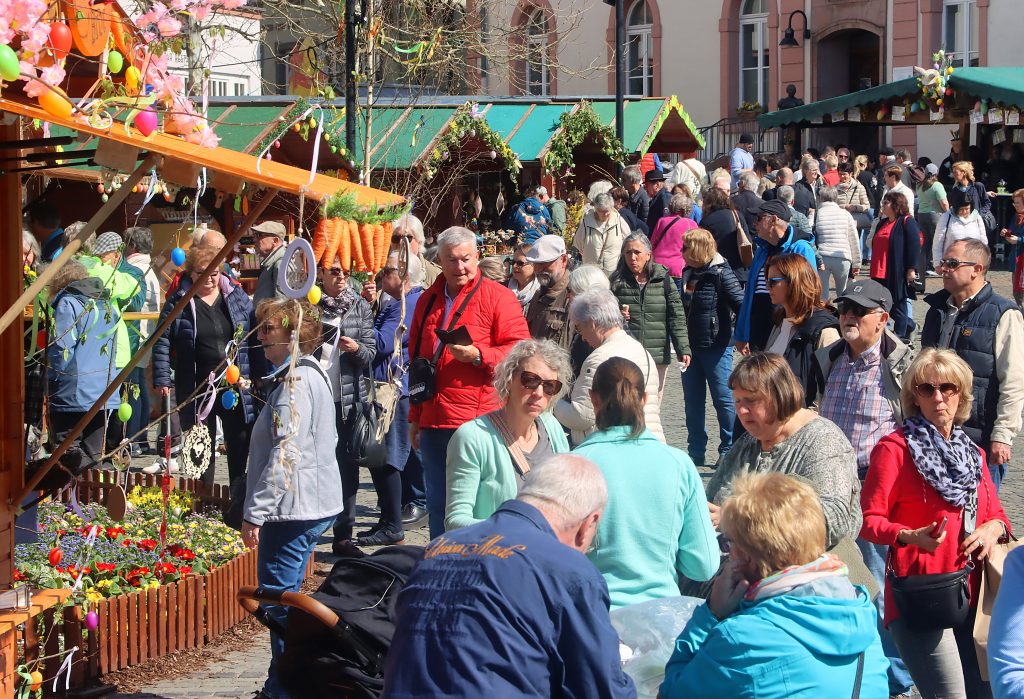 Flaniermeile Ostermarkt St. Wendel.